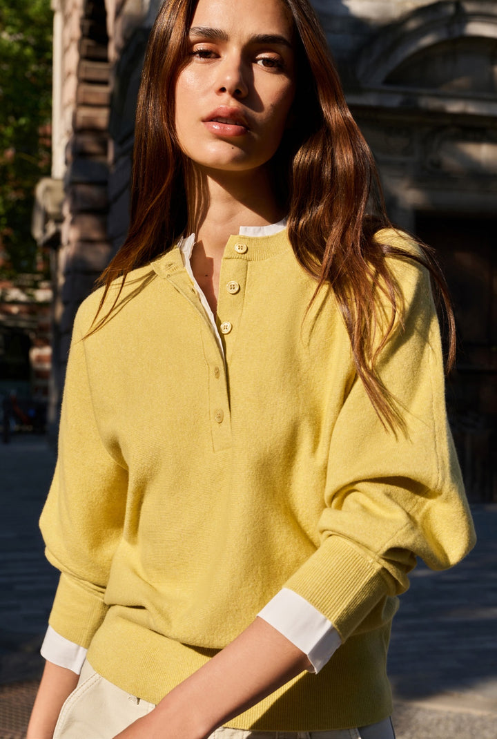 Heather Batwing Top
