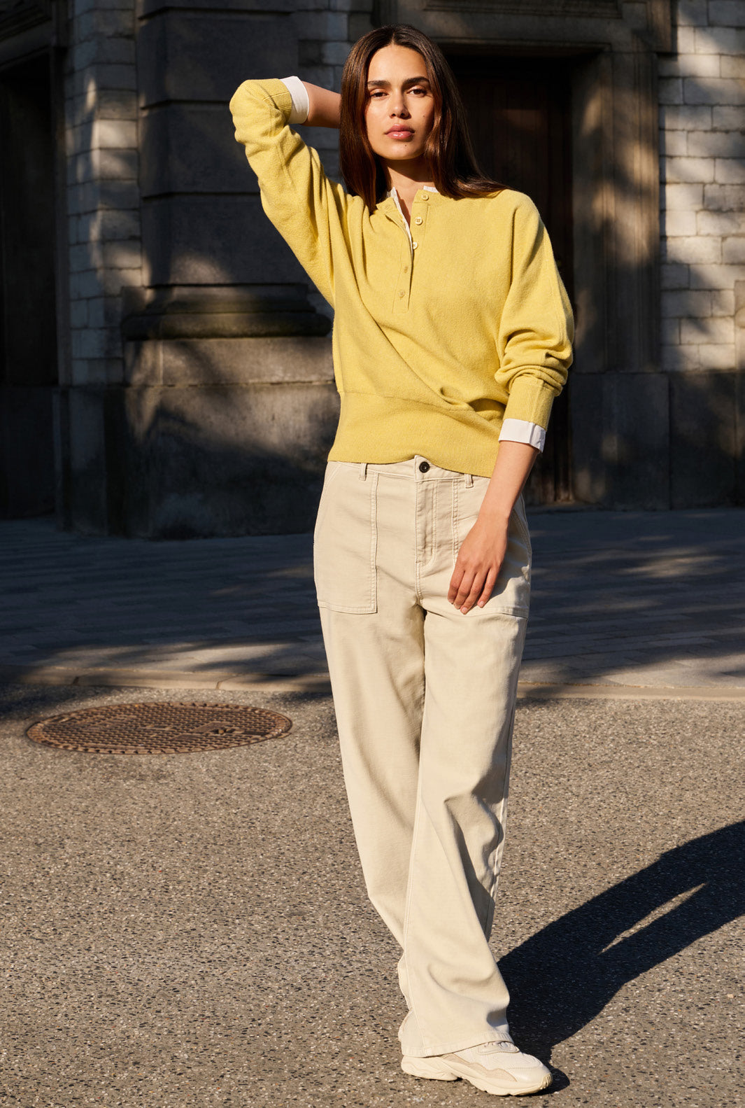 Heather Batwing Top