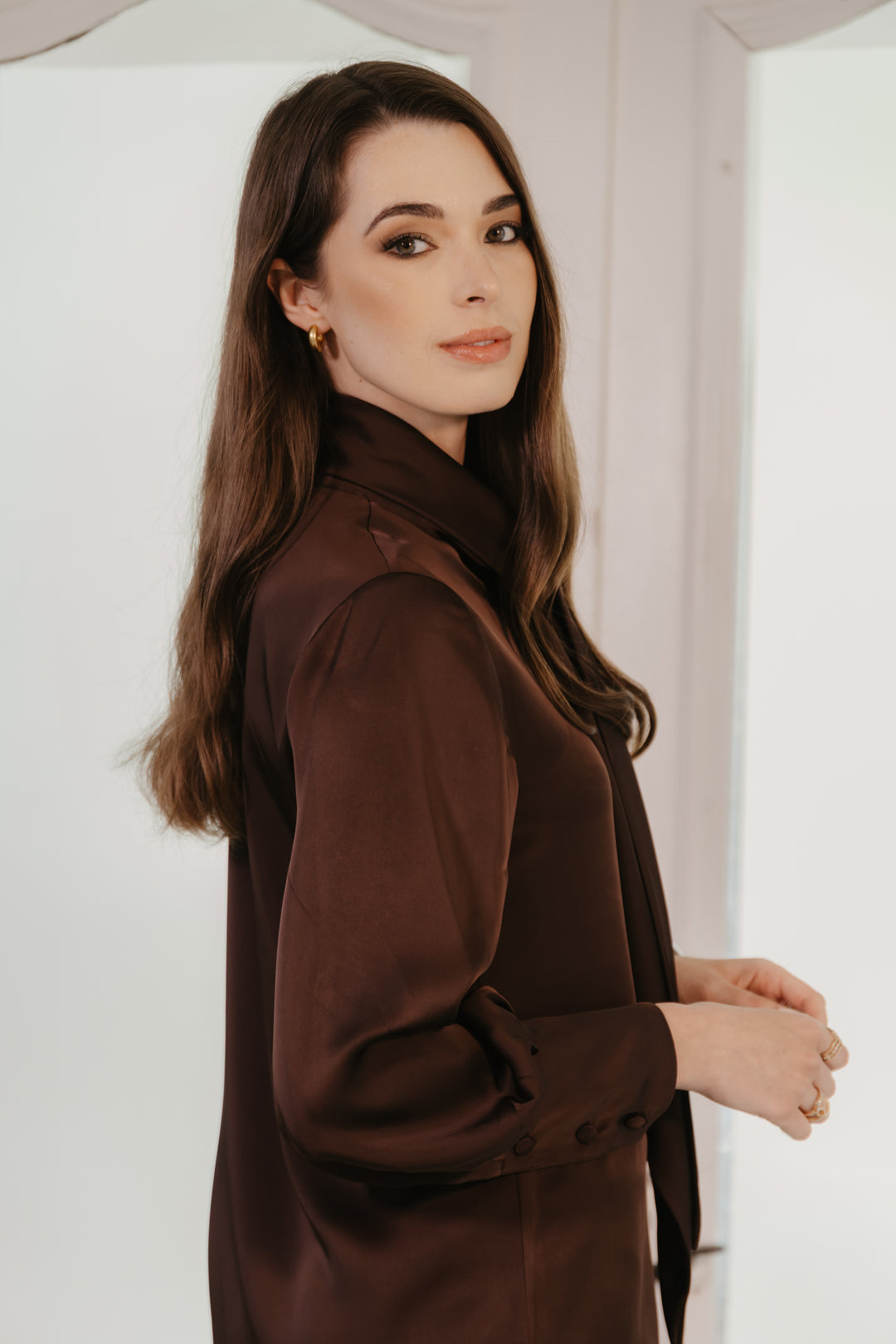 Lumiere Satin Blouse