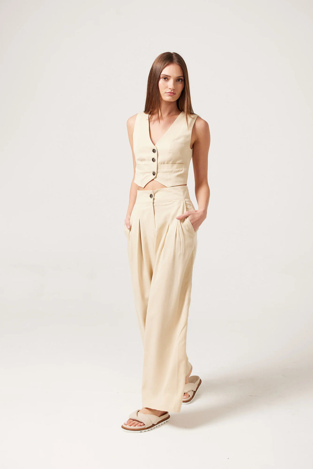 Edgar Front Pleat Pants