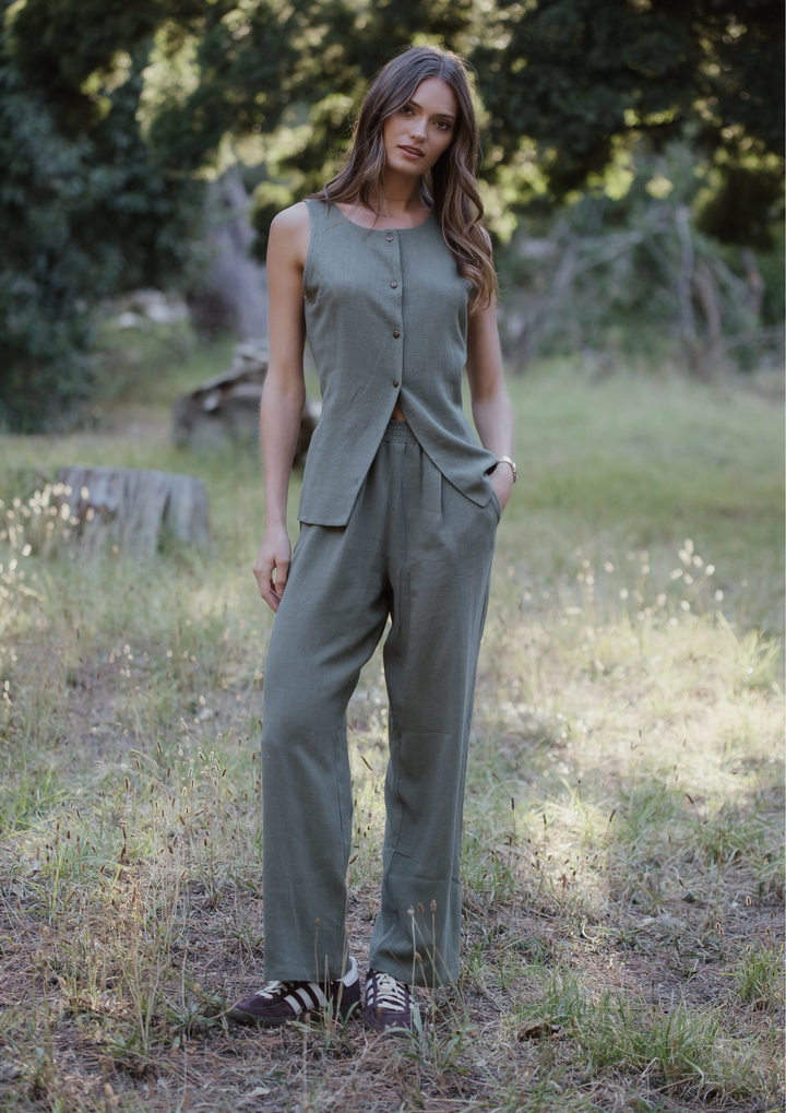Placy Linen Pants