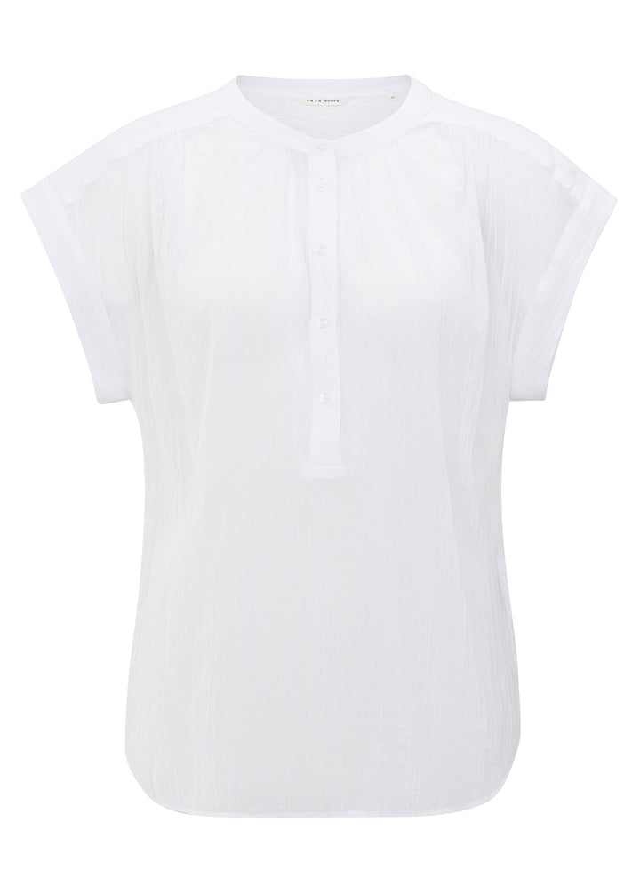 Flowy Polo Top