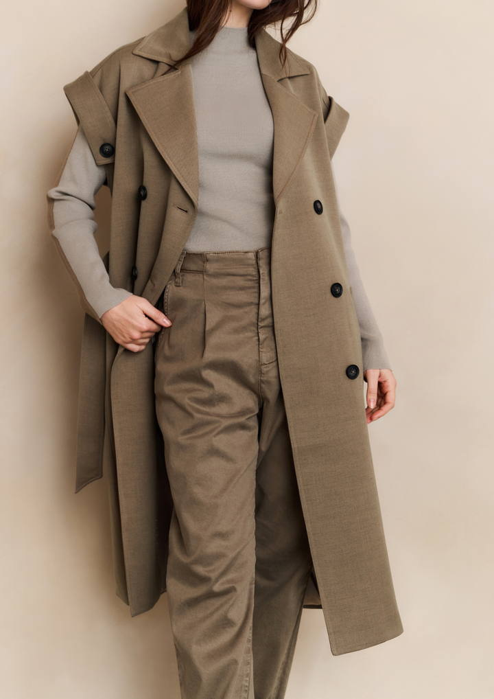 Benthe Long Woven Jacket Dress