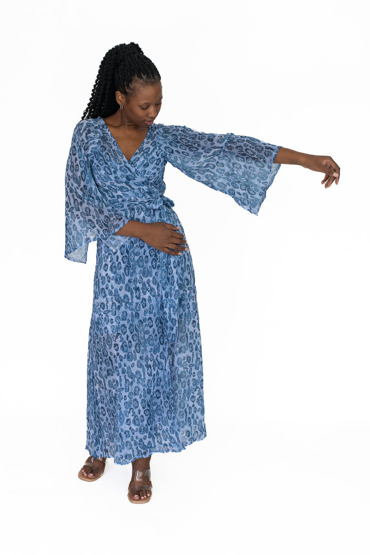 Faven Wrap Maxi Dress