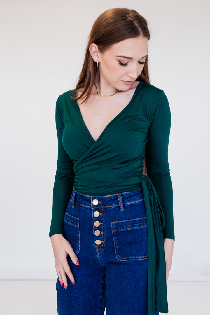 Liz Wrap Top