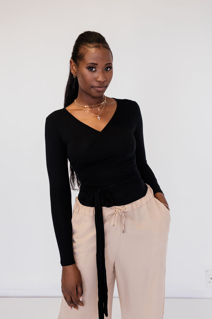 Liz Wrap Top