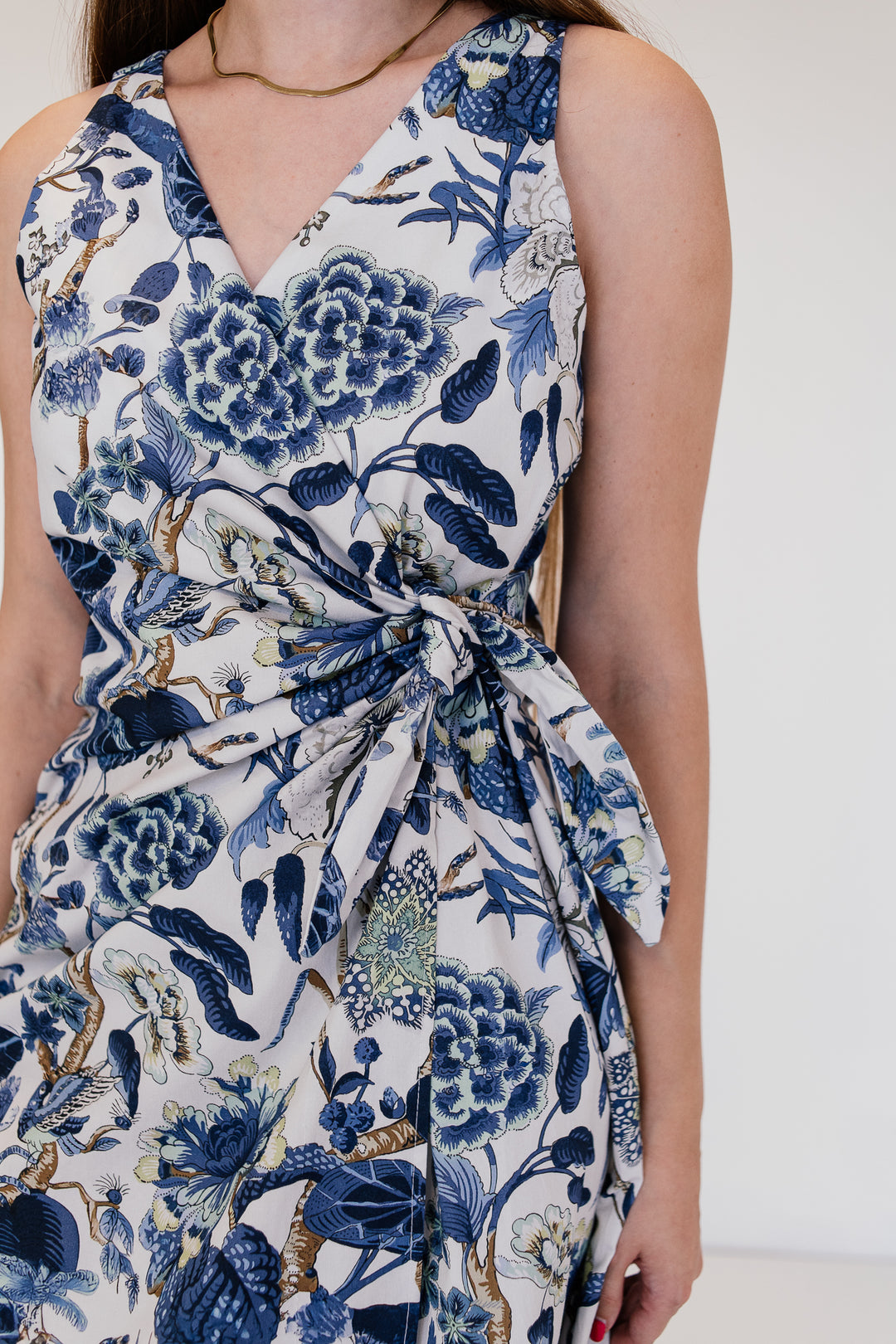 Calx Midi Wrap Dress