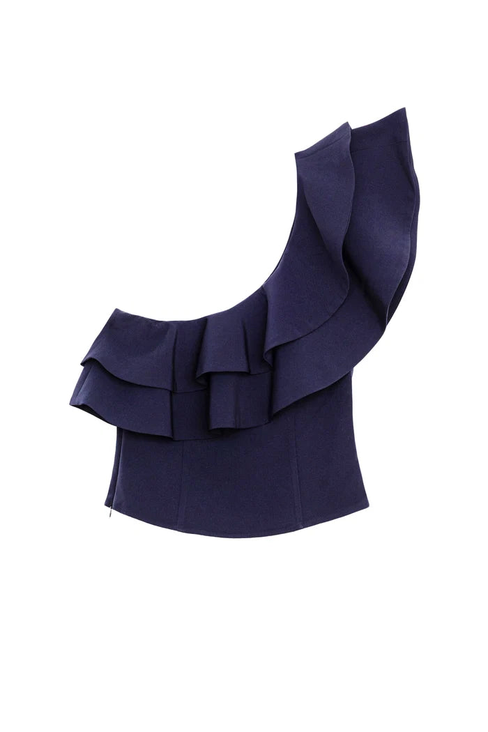 Timel Fitted Asymmetrical Top
