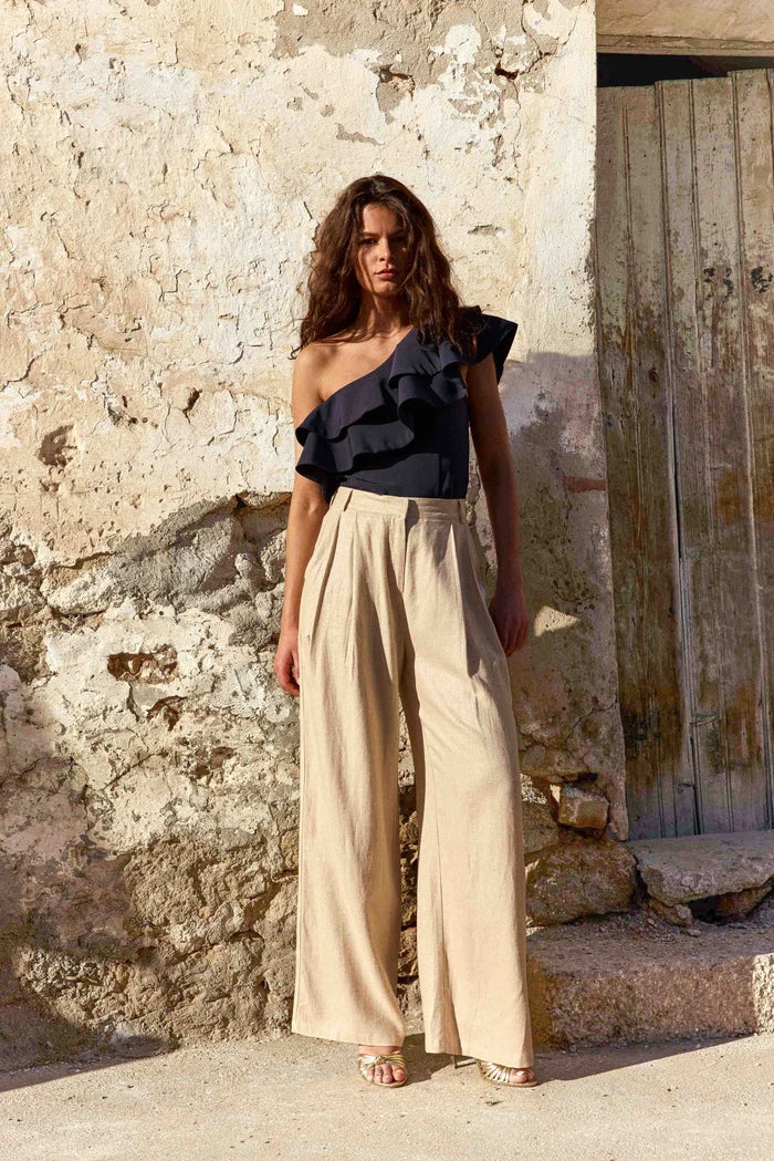 Timel Fitted Asymmetrical Top