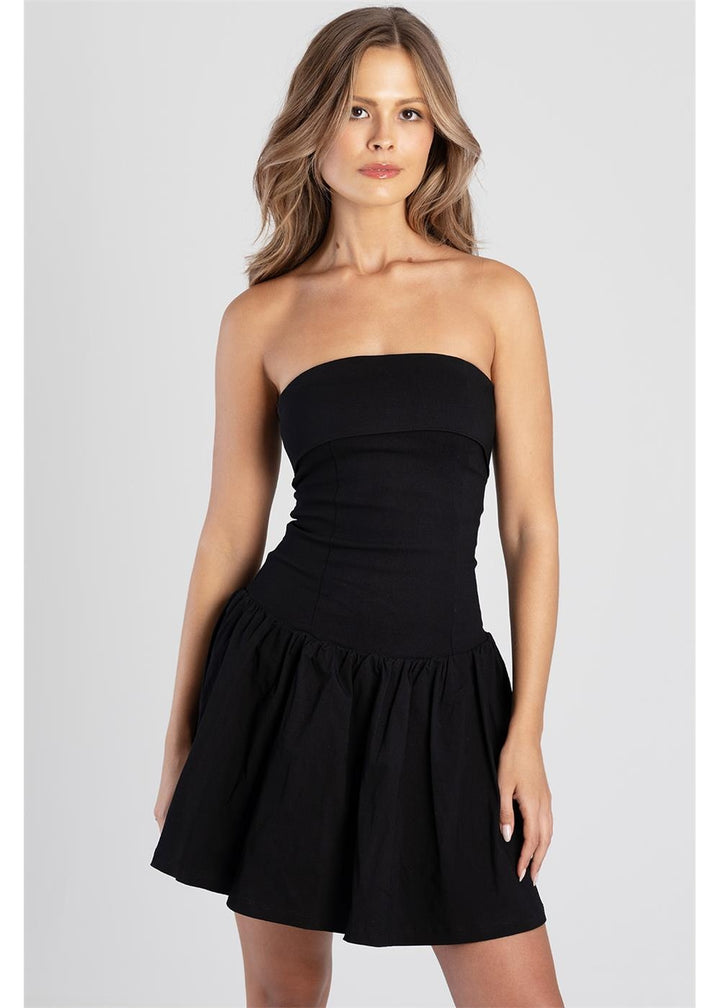 Anita dropped waist mini dress