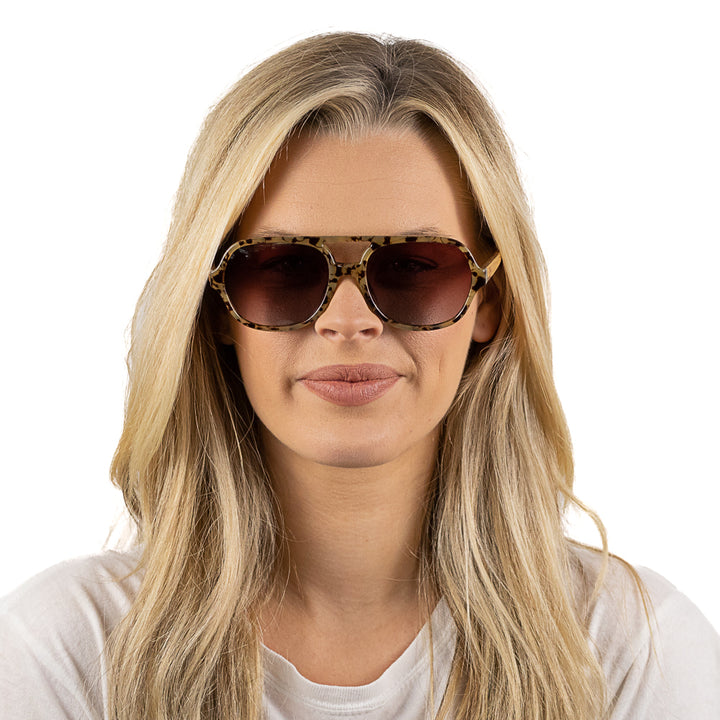 Billy Opal Tort Sunglasses