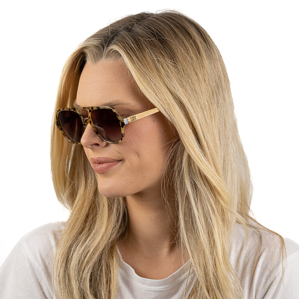 Billy Opal Tort Sunglasses