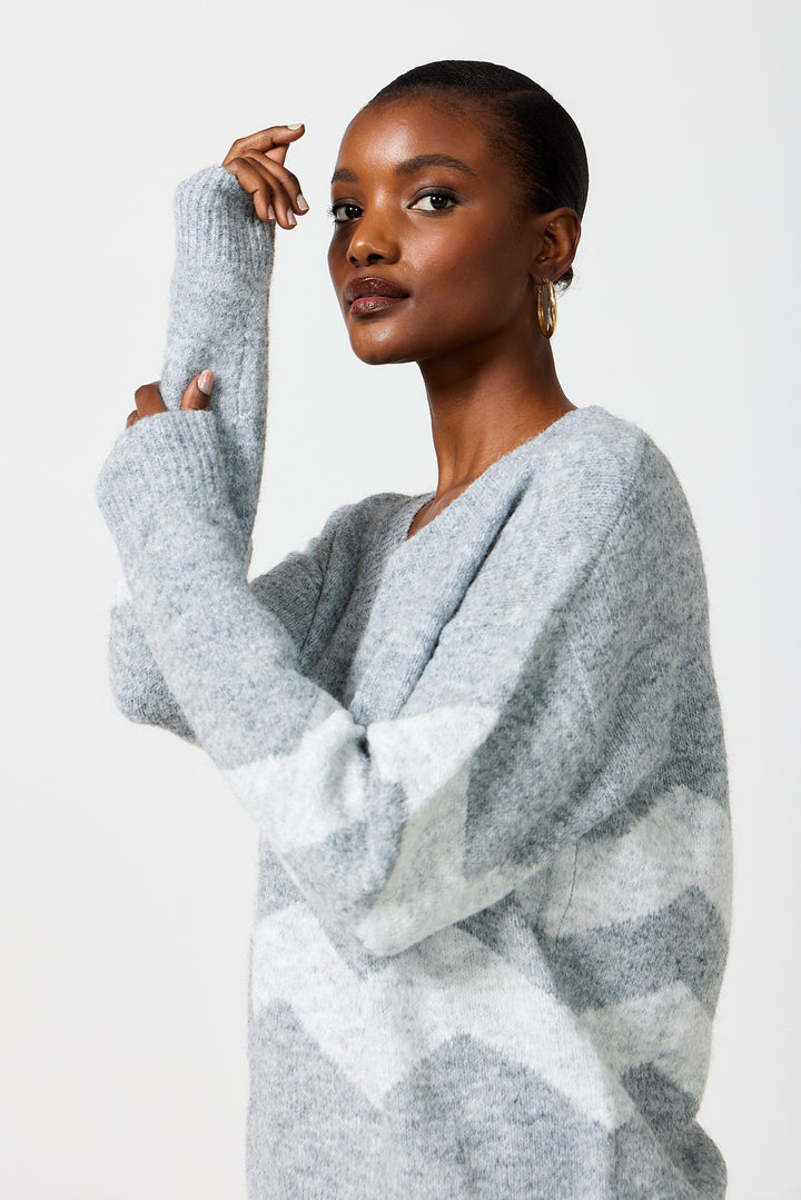 Danney Zig Zag Sweater