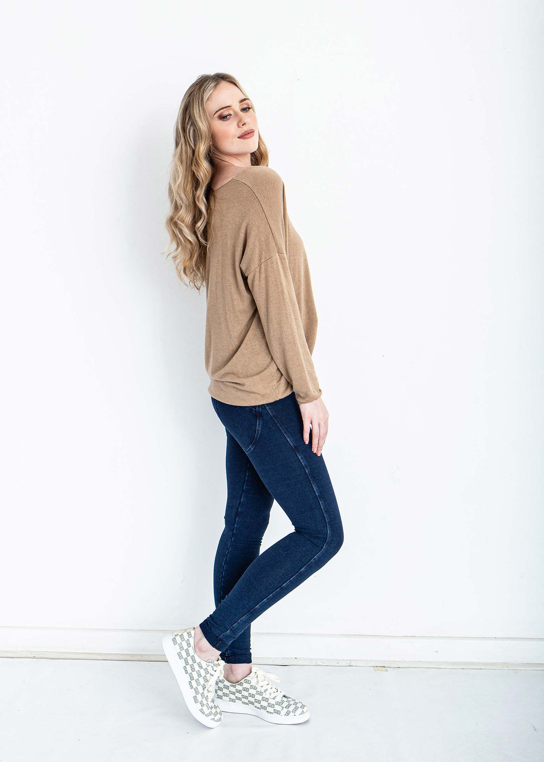 Joey Sculpt Knit Jegging Plain